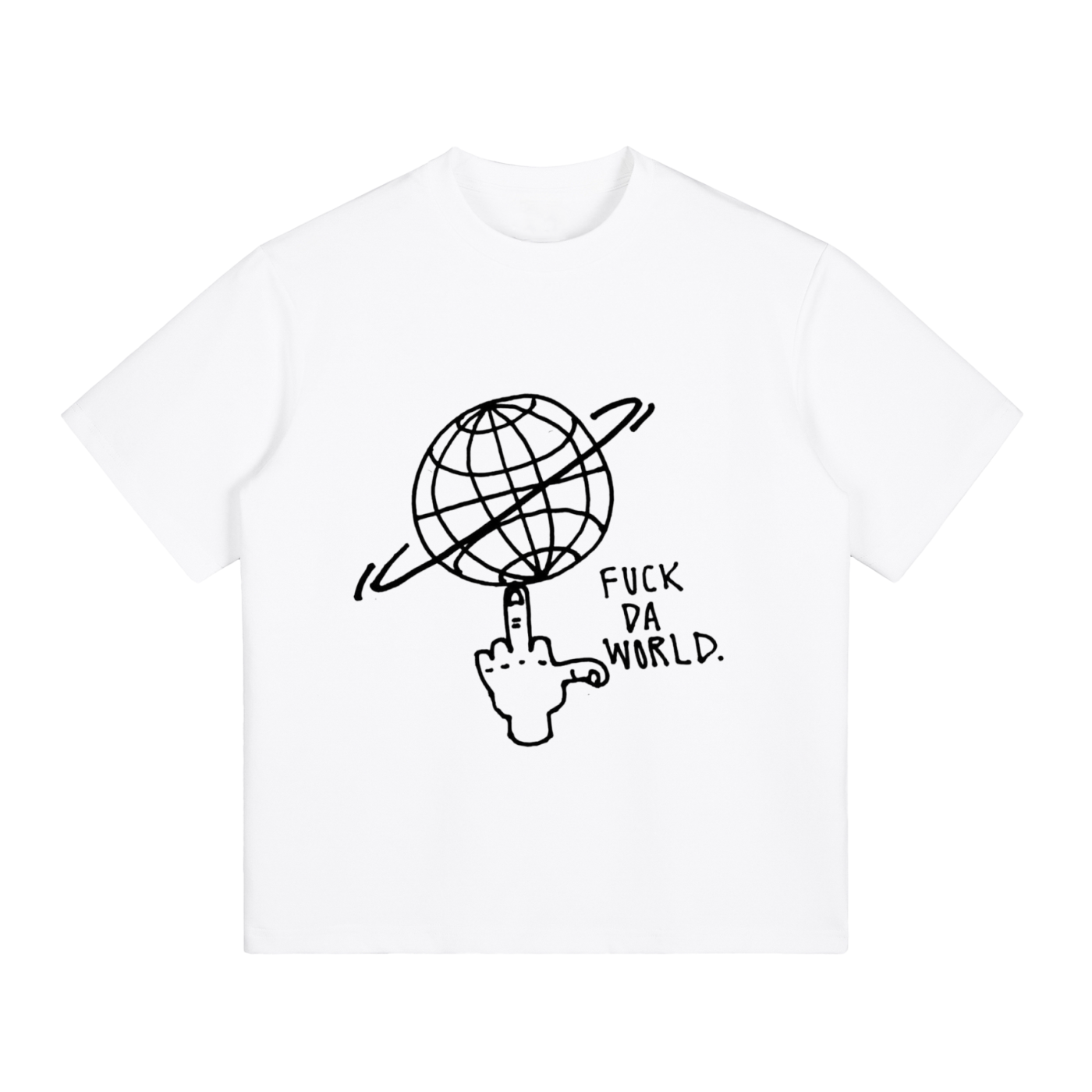 Unlucky Co. “Fuck Da World” T-Shirt