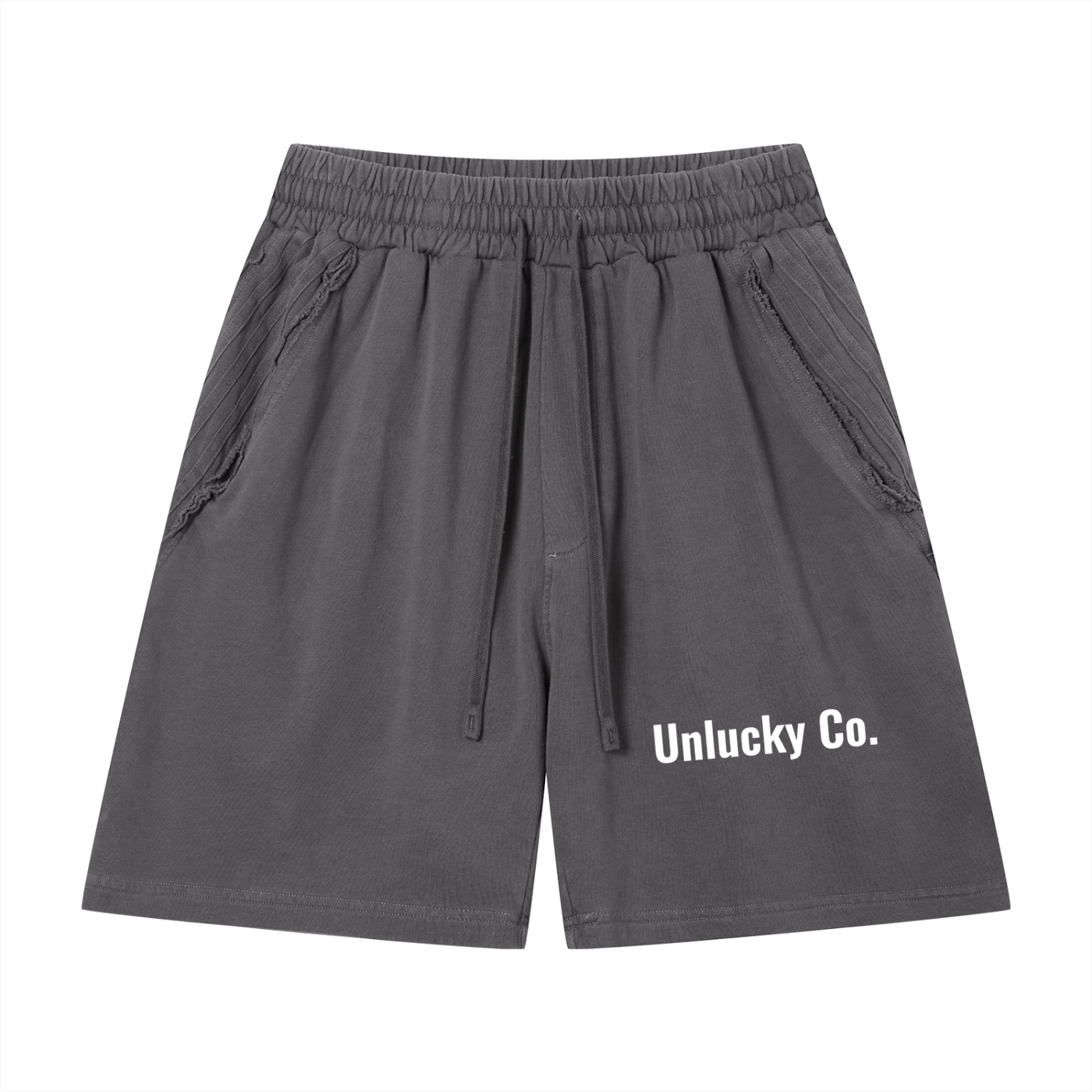 Unlucky Co. Raw Edge Shorts