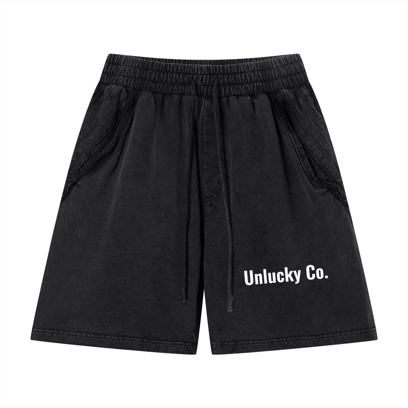 Unlucky Co. Raw Edge Shorts
