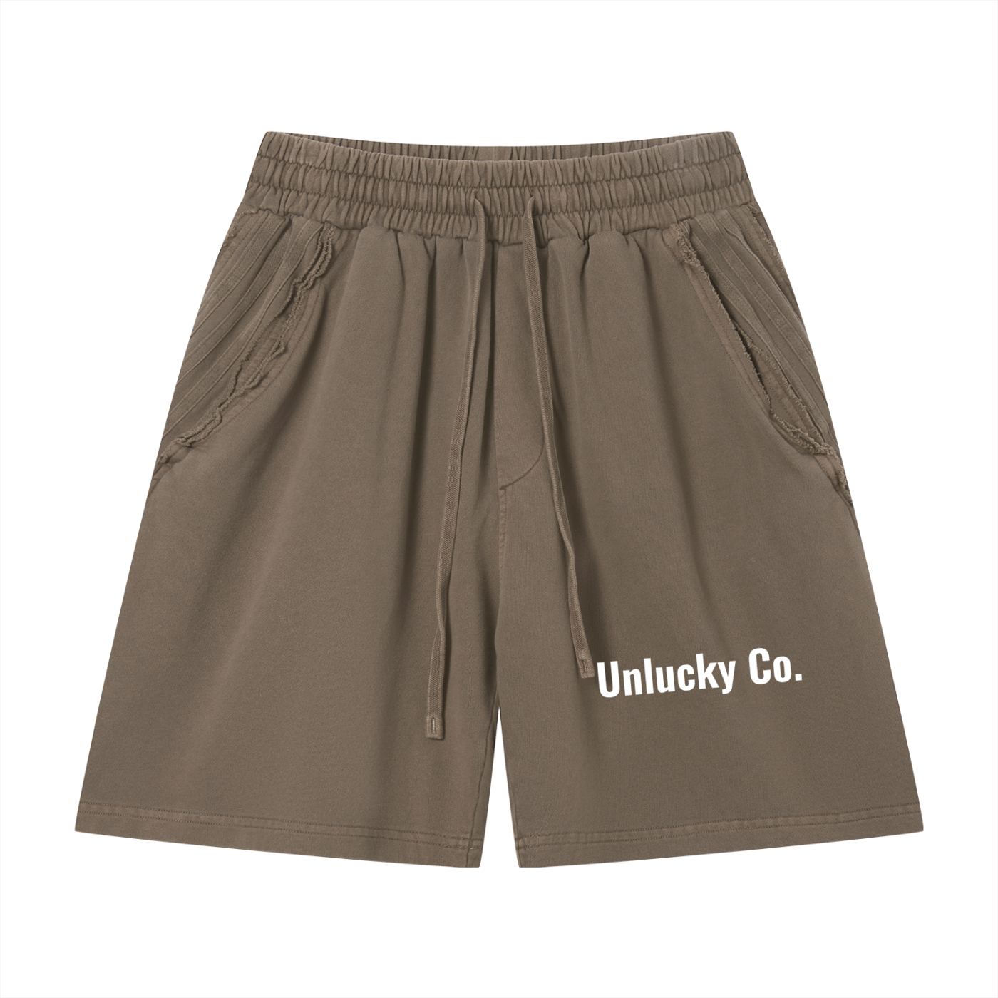 Unlucky Co. Raw Edge Shorts