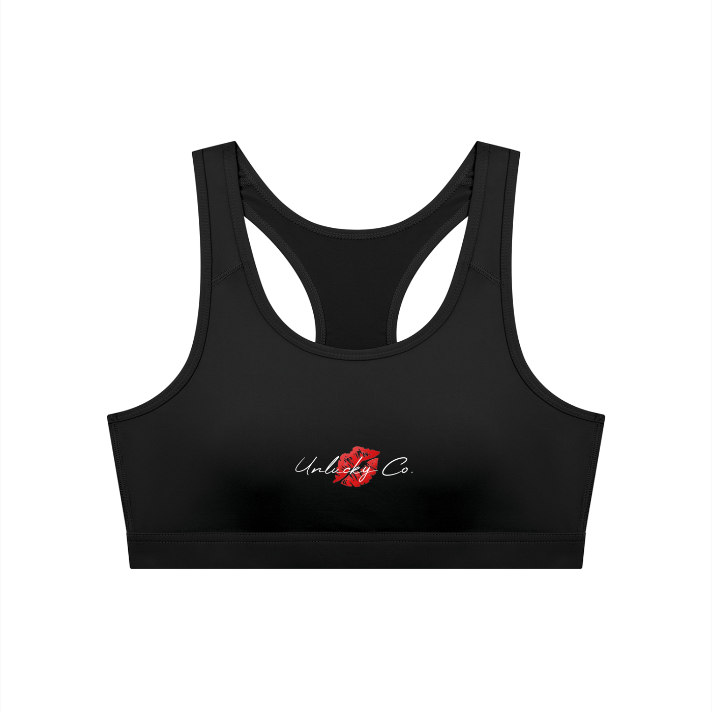 Unlucky Co. Cropped Sports Bra
